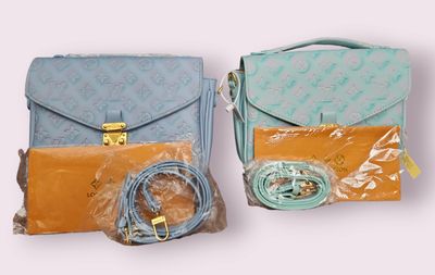 LV Blue &amp; Teal Crossbody Bags
