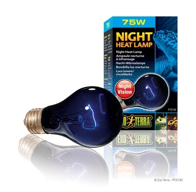 Exo Terra Night Heat Lamp - A19 / 75 W