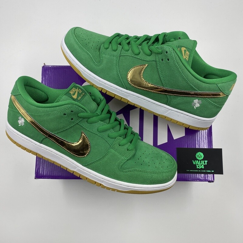 nike sb dunk st patrick's day