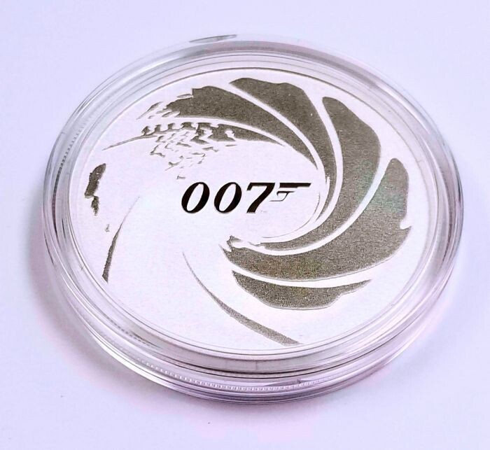 2020 1oz James Bond 007 Silver Coin