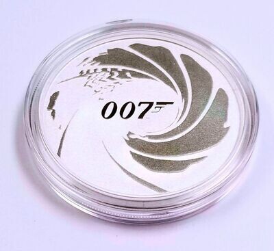 2020 1oz James Bond 007 Silver Coin