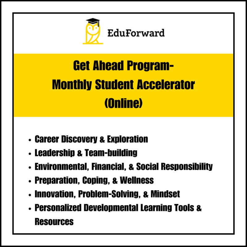 Get Ahead Program, Monthly Career Discovery Accelerator - Online