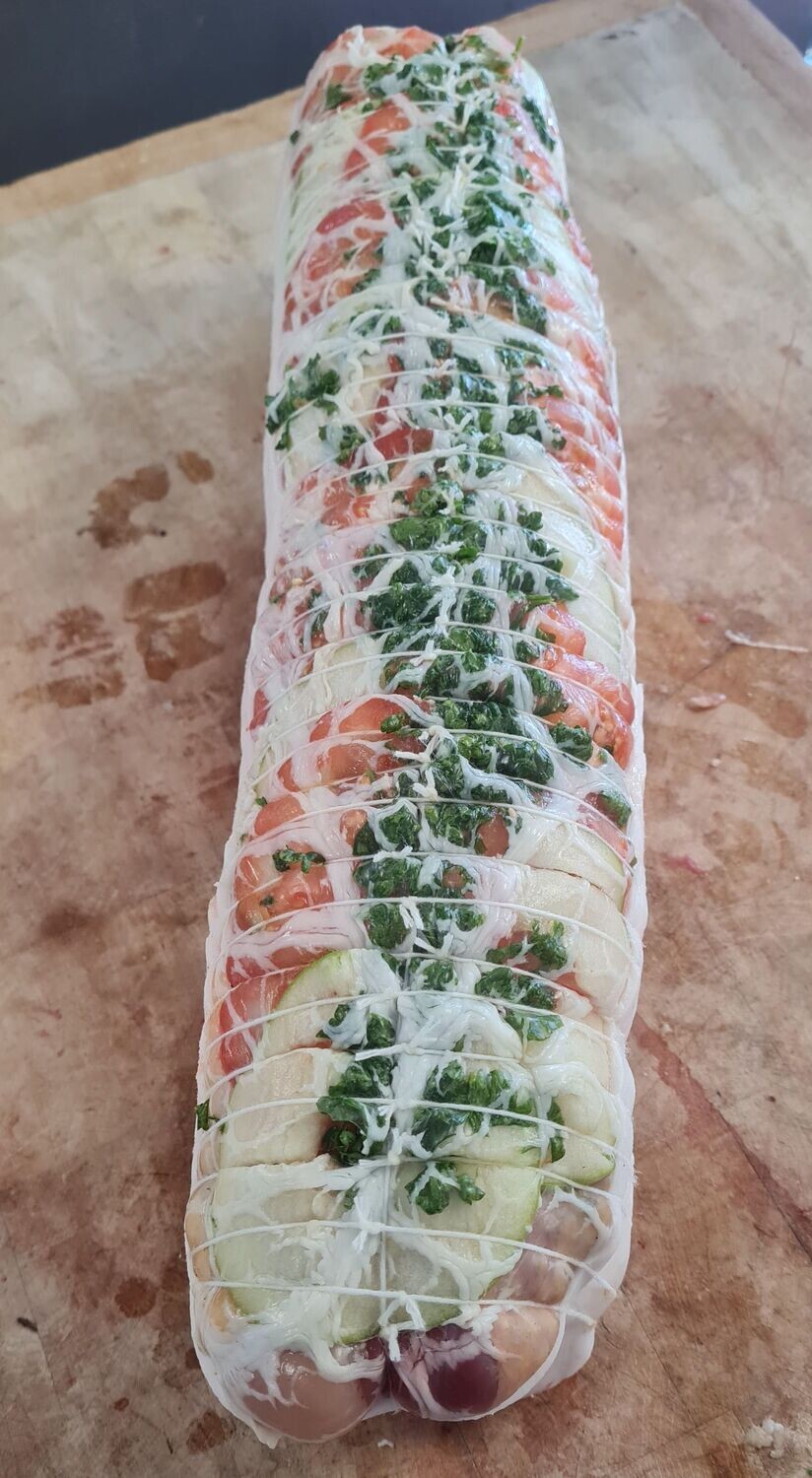 Rôti de pintade farci