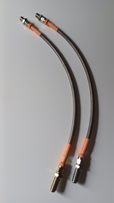 Braided brake lines for standard calipers