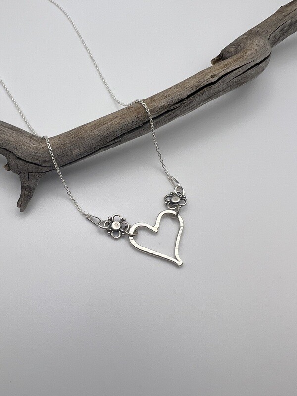 Forged Heart Necklace