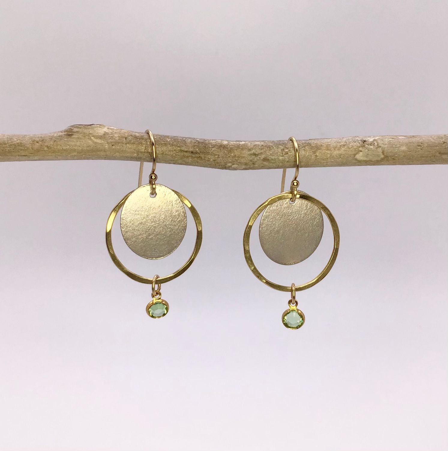 Simple and Elegant Gold Fill Birthstone Earrings Simple and Elegant Gold Fill Birthstone Earrings