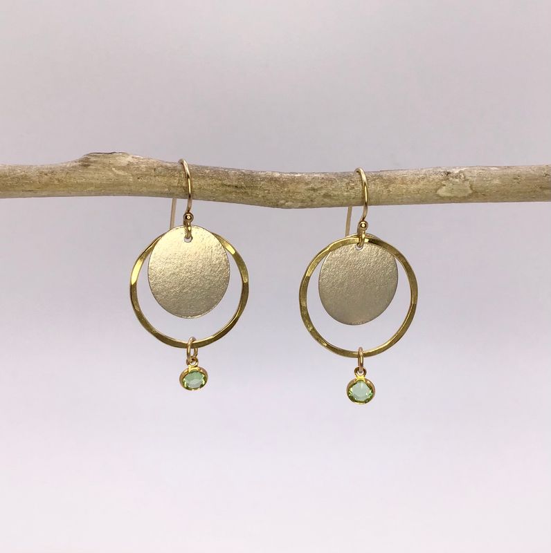 Simple and Elegant Gold Fill Birthstone Earrings Simple and Elegant Gold Fill Birthstone Earrings