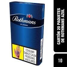 ROTHMAN AZUL X20 MEDIOS