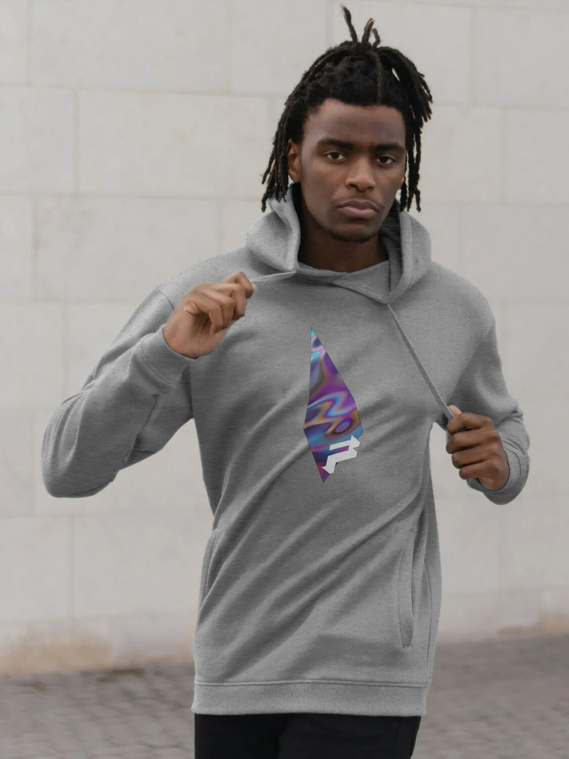 X Hoodie - Colour Fracture 1