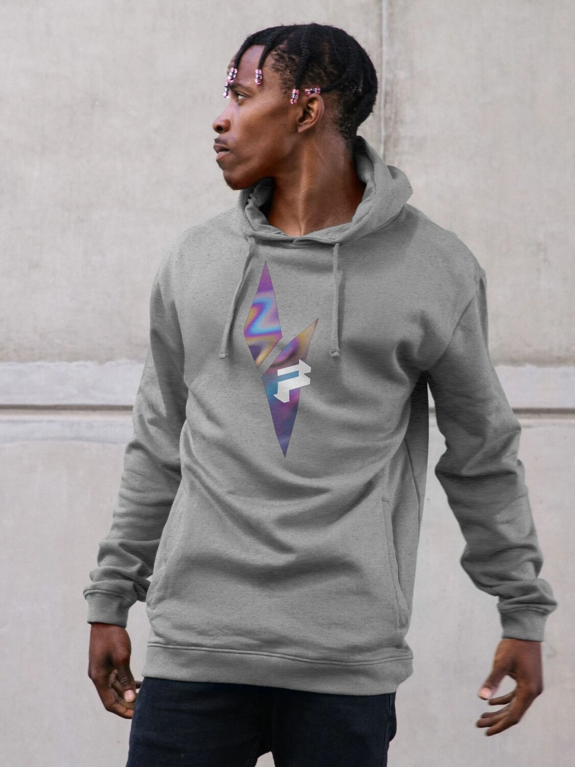 X Hoodie - Colour Fracture 2