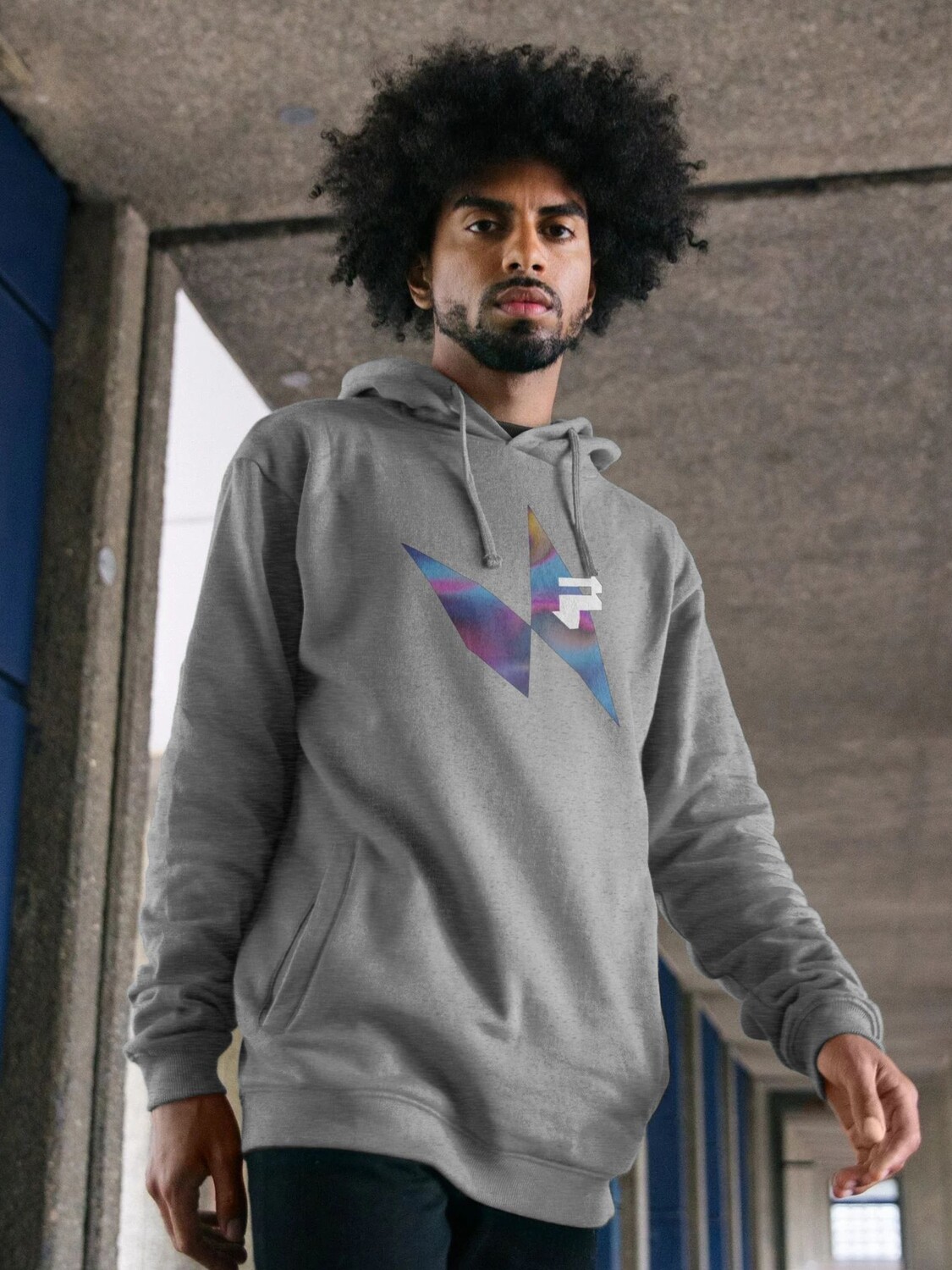 X Hoodie - Colour Fracture 3