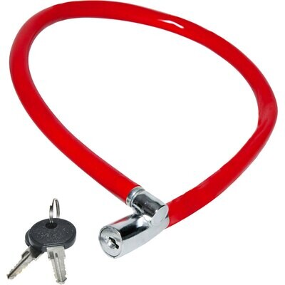 LUCCHETTO PER BICI A CAVO mm 10x65 cm