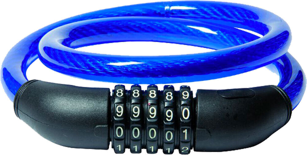 Lucchetto per bici e moto a combinazione mm 15x80 cm