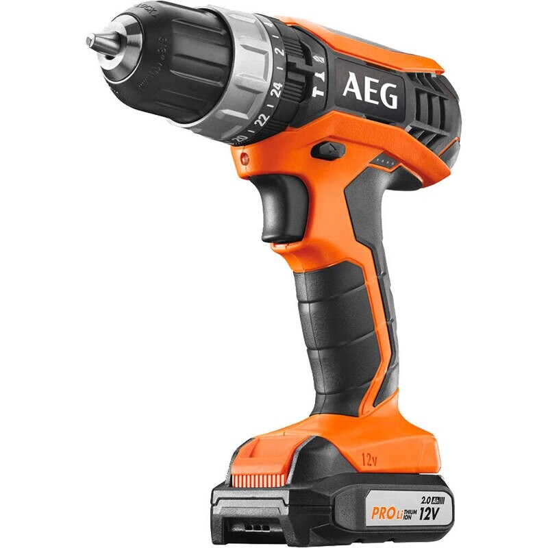 TRAPANO A PERCUSSIONE A BATTERIA &#39;BSB 12G3&#39; AEG 12V 2,0 AH