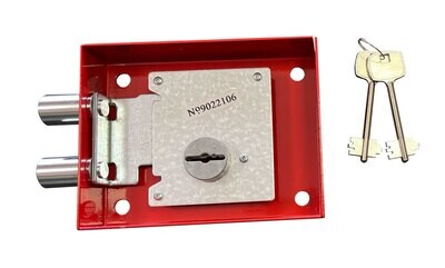 SERRATURA DI RICAMBIO PER ARMADIO PORTA FUCILE 3 POSTI IDEAL STAR