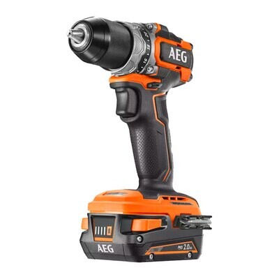 Trapano a percussione subcompact brushless a batteria&#39;BSB18SBL-202C&#39; AEG 18V 2.0Ah