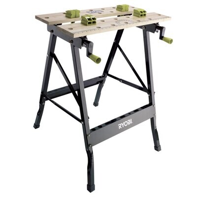 Piano da lavoro pieghevole &#39;RWB01&#39; RYOBI mm 605x120x180 - Portata 100 Kg