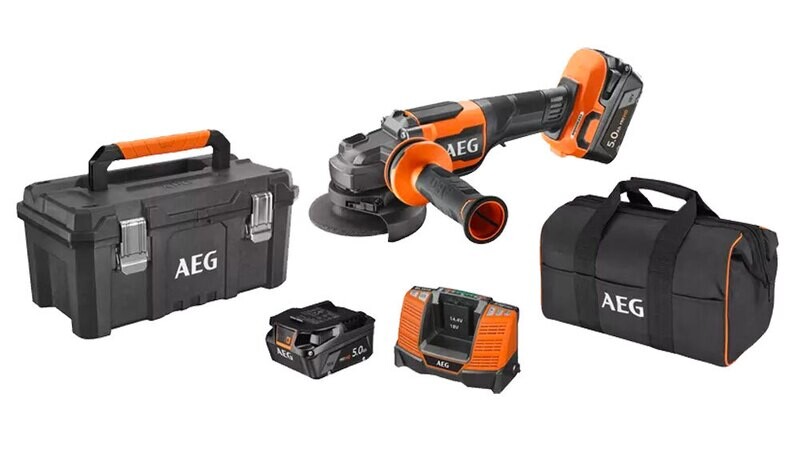 Smerigliatrice angolare a batteria brushless &#39;BEWS 18-115BLPX2&#39; 18V 5.0Ah