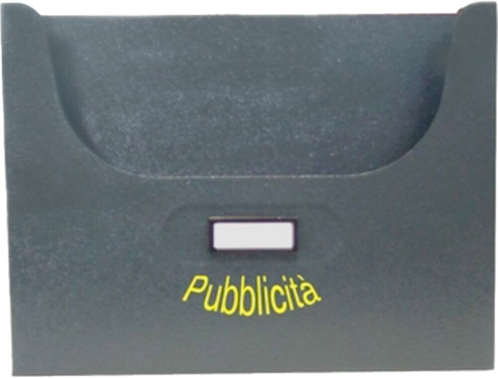 Cassetta porta pubblicità mm 340x50x260h - Antracite
