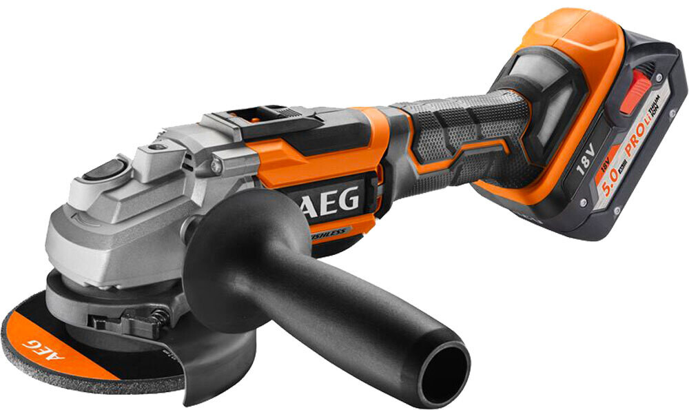 Smerigliatrice angolare brushless &#39;BEWS 18-125BL&#39; AEG   125 - 18V 5,0 AH