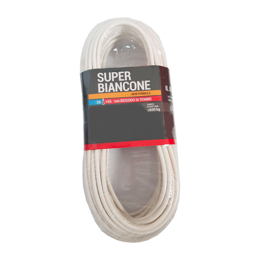 Cavetto stendibiancheria &#39;SUPER BIANCONE&#39; MATASSA  5 mm - 20 mt