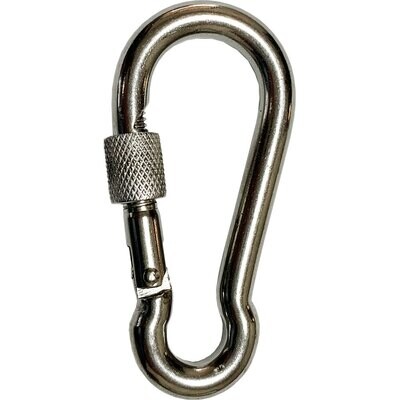 MOSCHETTONE CON GHIERA INOX