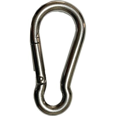 Moschettone pompiere inox