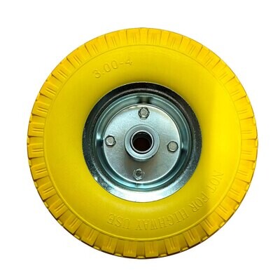 RUOTA IN POLIURETANO PER CARRELLI CON DISCO IN ACCIAIO IDEAL STAR 260x85 mm - portata 120 kg