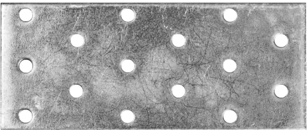 Piastra dritta pesante 350 80x50 mm 50 pz