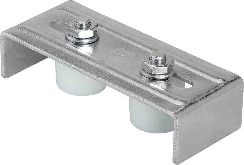 Guida superiore a 2 rulli per cancello 145x60 mm