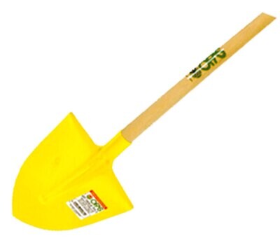 BADILE A PUNTA IN ALLUMINIO C/MANICO N° 0 (300x300 mm) - 1,00 kg