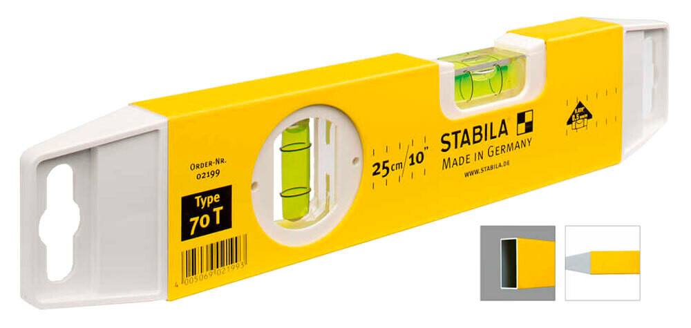 LIVELLA CORTA 70T STABILA 25 cm