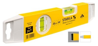 LIVELLA CORTA 70T STABILA 25 cm