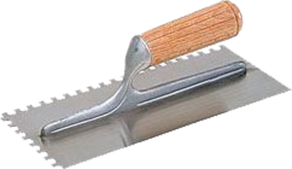 FRATTONE DENTATO C/MANICO LEGNO 28x12 cm