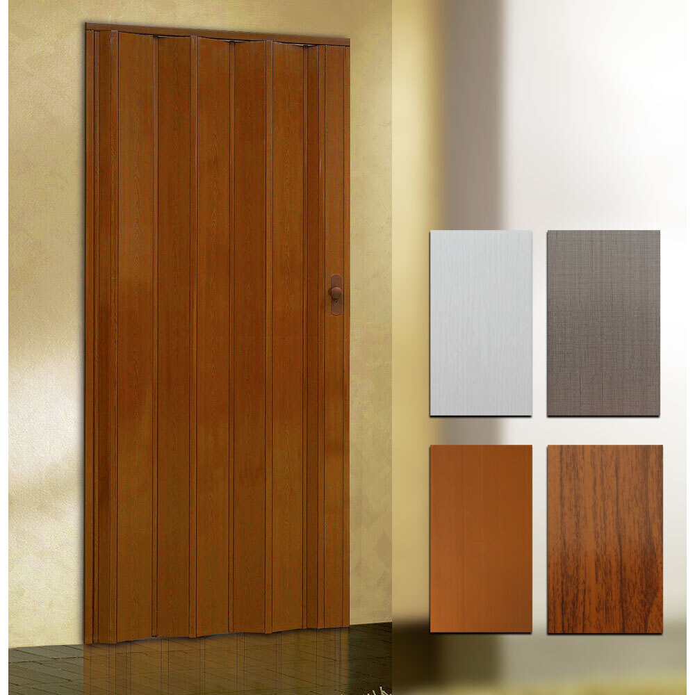 PORTA A SOFFIETTO EFFETTO LEGNO 82x214 cm