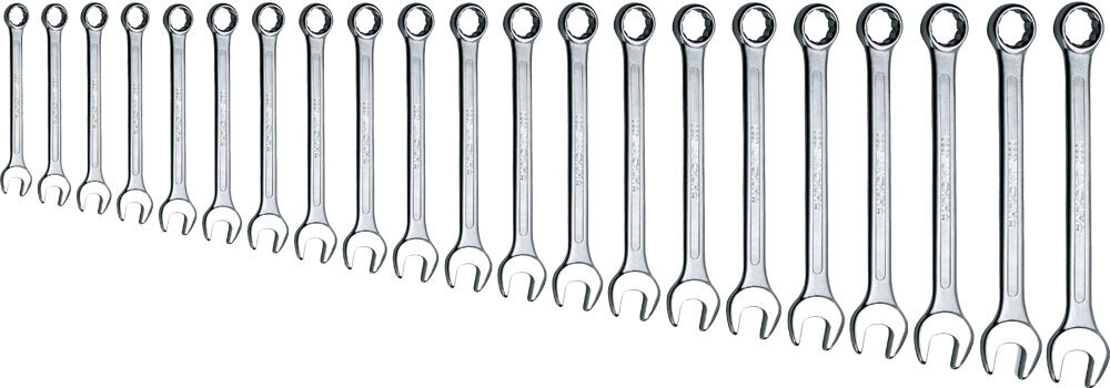 SERIE CHIAVI COMBINATE MUNDIAL 21 PEZZI 6-32 mm