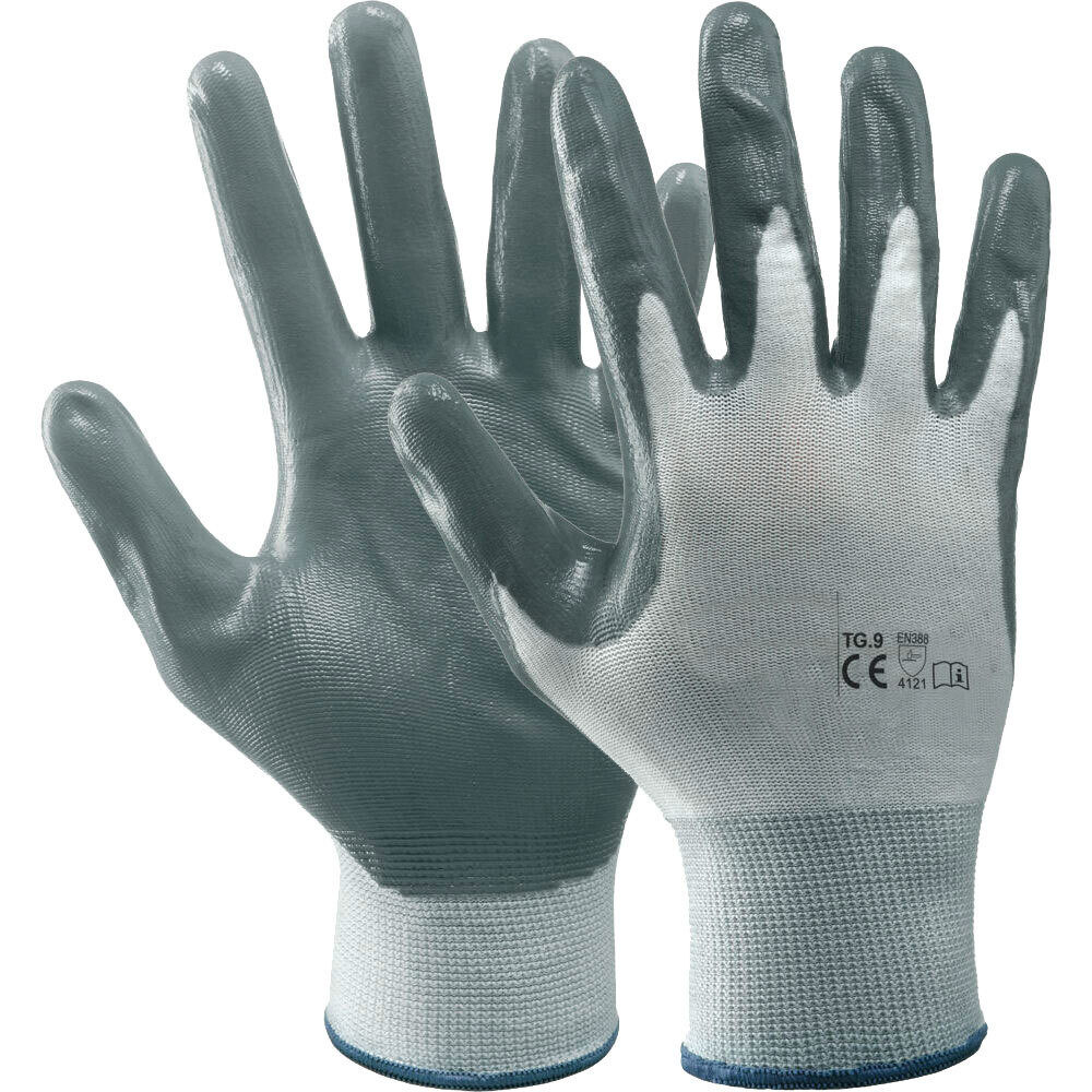 GUANTO POLIESTERE/NITRILE IDEAL STAR 12 PAIA