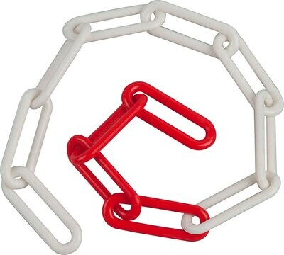 CATENA BICOLORE IN PLASTICA  25 mt