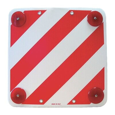 CARTELLO &#39;CARICHI SPORGENTI&#39; 50x50 cm - 10 pz