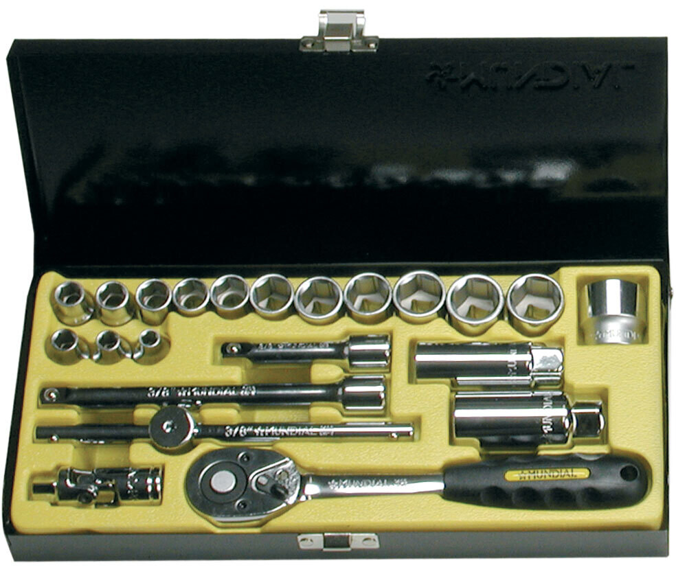 CASSETTA 22 BUSSOLE E ACCESSORI MUNDIAL 3/8&quot;