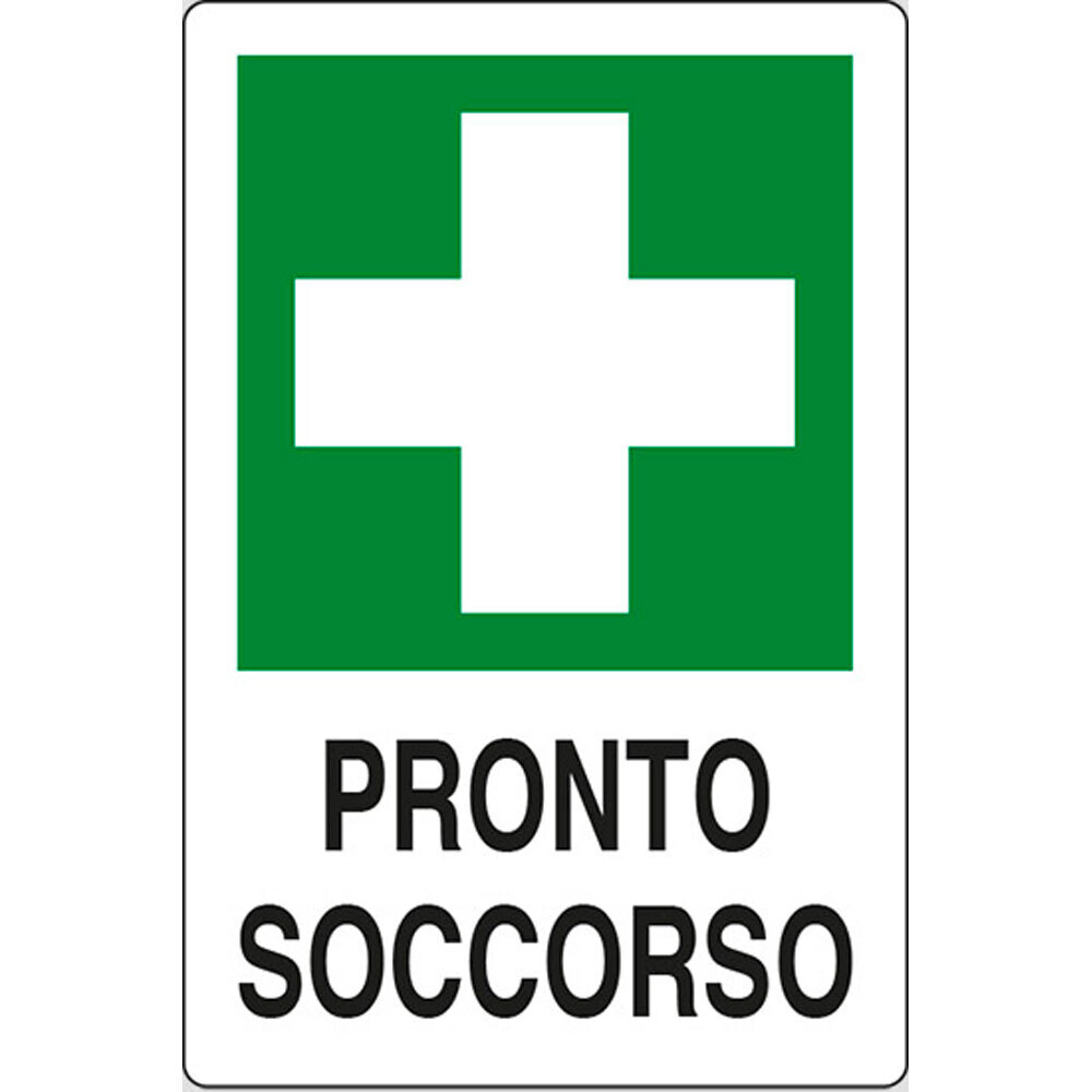 CARTELLO &#39;PRONTO SOCCORSO  20x30 cm - 10 pz