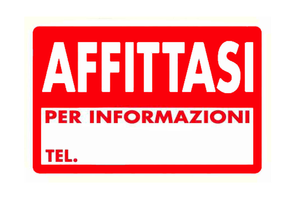 CARTELLO &#39;AFFITTASI&#39; 20x30 cm - 10 pz