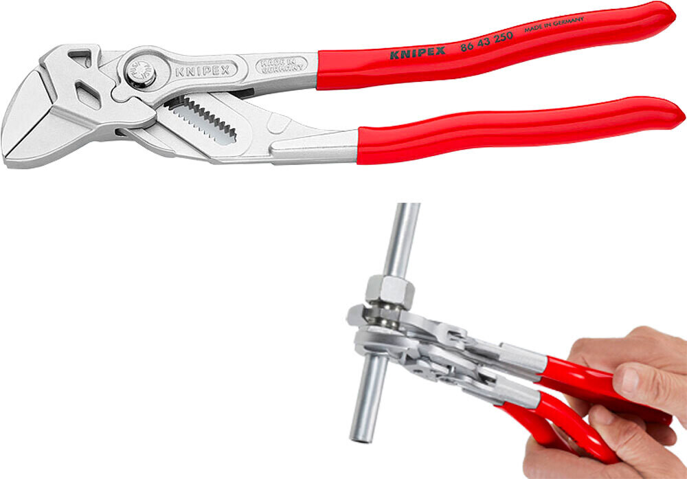 Pinza chiave regolabile A 15°&#39; KNIPEX 250 mm