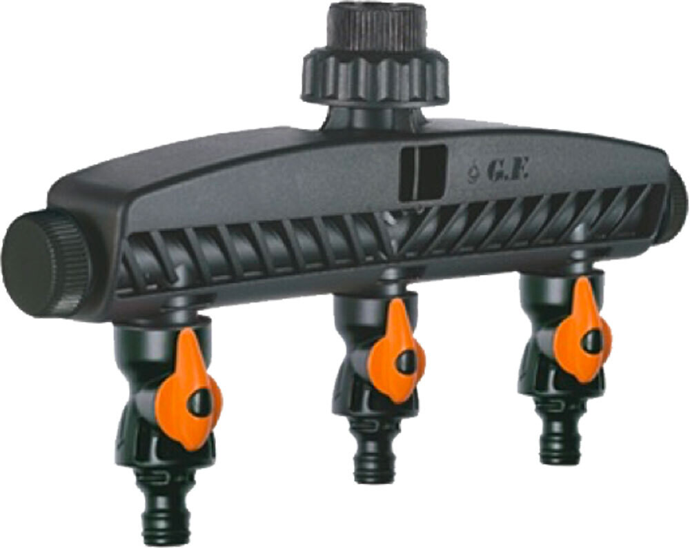 DISTRIBUTORE MULTI USCITA PER RUBINETTI G.F. 3/4&quot;