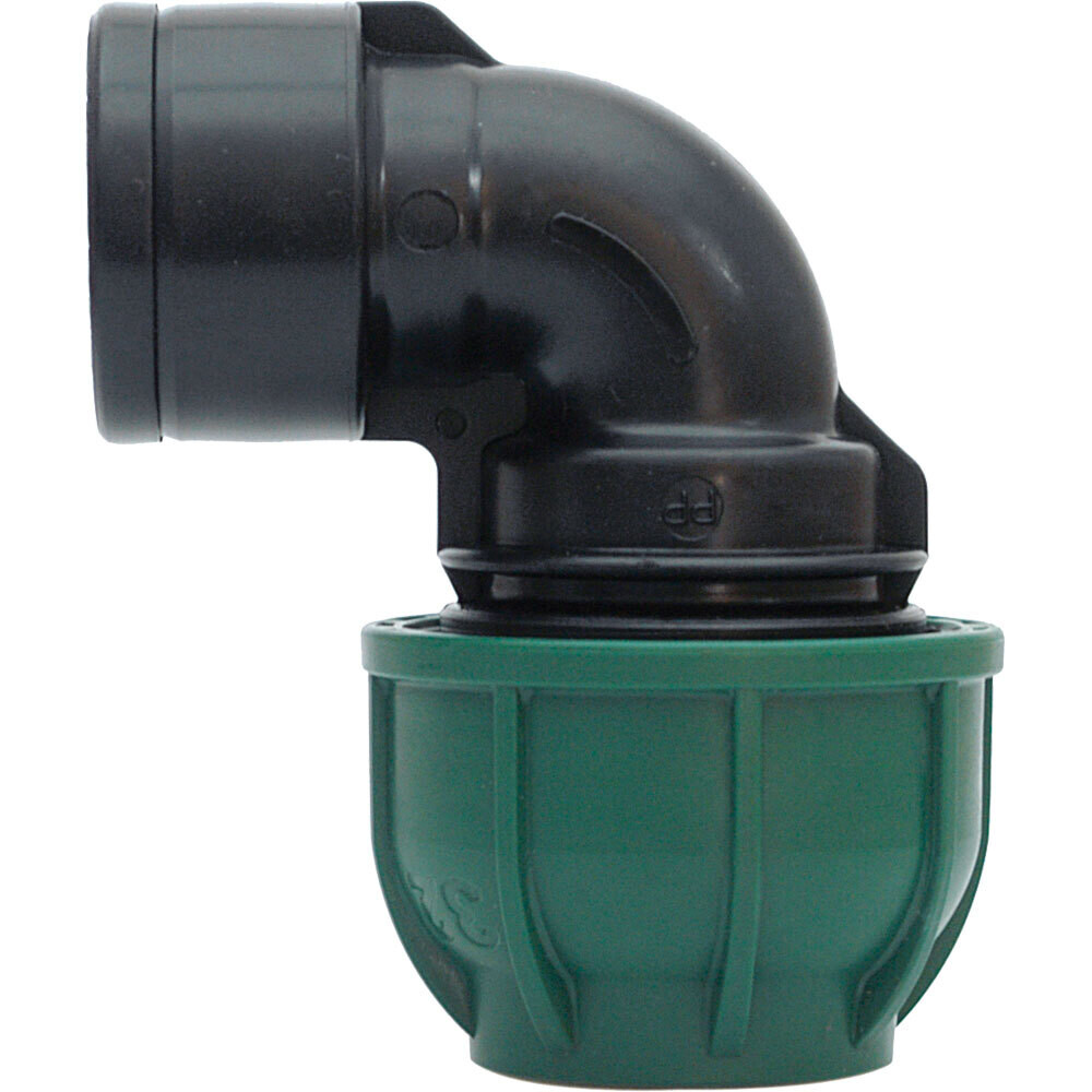 GOMITO A 90° A STRINGERE CON DERIVAZIONE FIL. FEMMINA