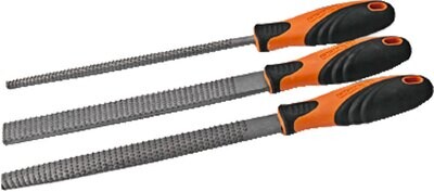 Set raspe con manico KENDO 200 mm - confezione 3 pezzi