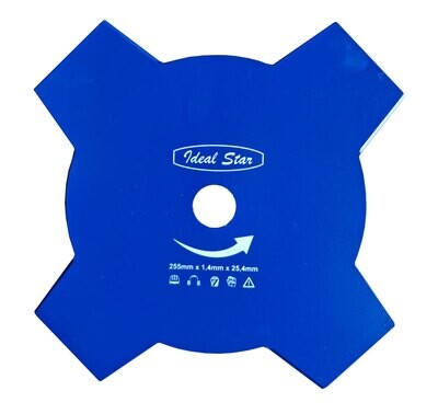 DISCO PER DECESPUGLIATORE 4 DENTI  255x1,4 mm