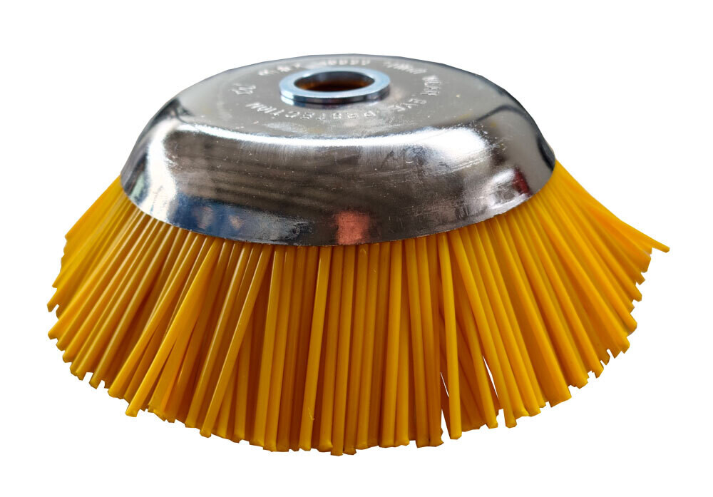 SPAZZOLA PER DECESPUGLIATORE FILI IN PP IDEAL STAR  200 mm