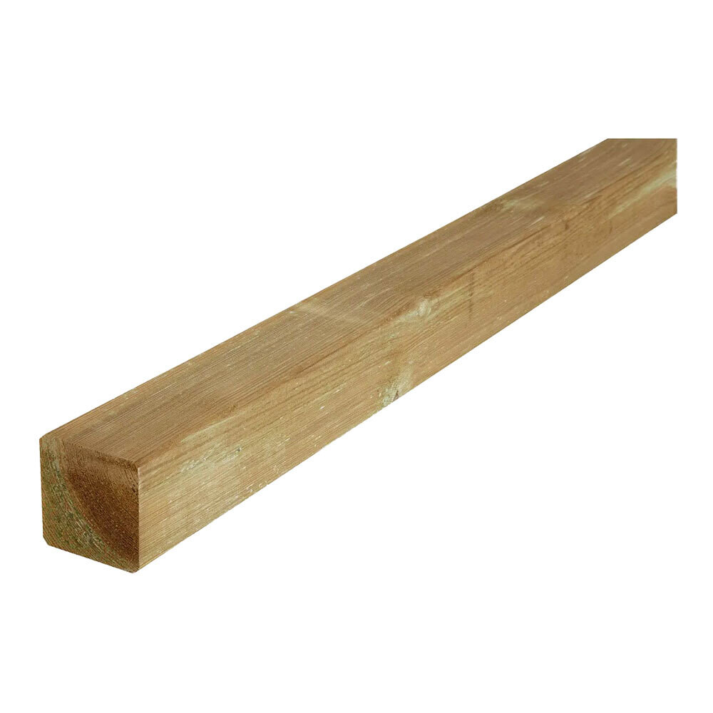 PALO QUADRO IN LEGNO cm 7x7x135h