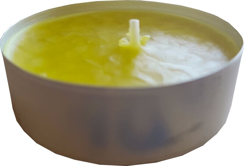 KIT CANDELE ALLA CITRONELLA  cm 6x2,5h - confezione 6 pezzi